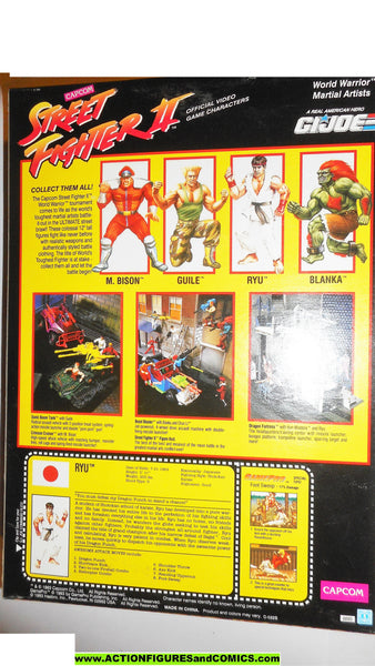 Gi joe Street Fighter II RYU 12 inch 1993 video game action