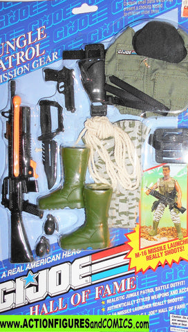 Gi joe 12 inch JUNGLE PATROL Mission Gear 1993 hall of fame moc