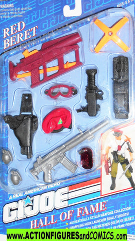 Gi joe 12 inch RED BERET weapons arsenal 1993 BLUE hall of fame moc