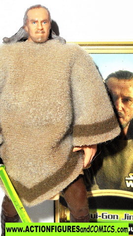 star wars action figures QUI GON JINN mos espa disguise power of the jedi book