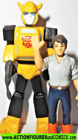 Transformers pvc BUMBLEBEE & SPIKE espionage team heroes of cybertron scf