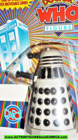 doctor who action figures DALEK dapol GREY BLACK Vintage moc