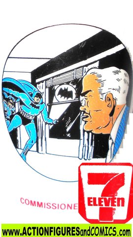 DC slurpee cup Commissioner GORDON1973 batman vintage super heroes
