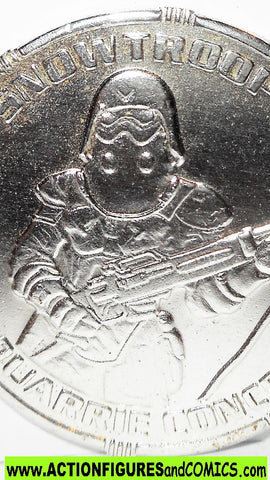 star wars action figures SNOWTROOPER 2007 COIN 30th anniversary