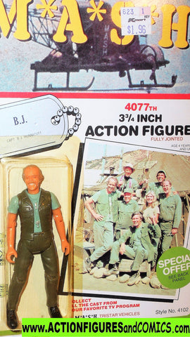 M*A*S*H* mash tv series action figures B.J. HUNNICUT 1982 moc mip mib