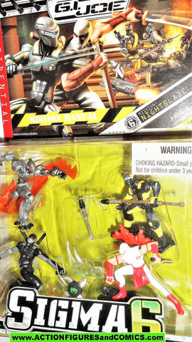 Gi joe BAT Snake eyes STORM SHADOW kamakura Mission Nightblade moc