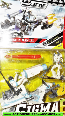 Gi joe BAT cobra LONG RANGE mission avalanche SIGMA 6 artic snow winter moc