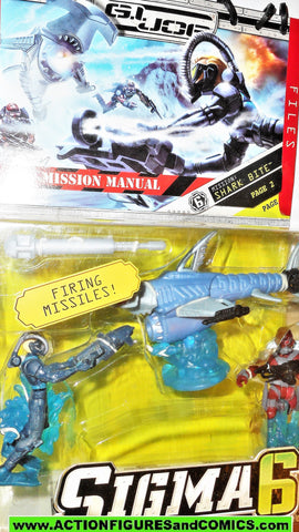Gi joe BAT SHARK trooper EEL cobra DUKE mission SHARK BITE SIGMA 6 moc