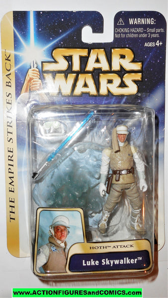 star wars action figures LUKE SKYWALKER hoth attack saga