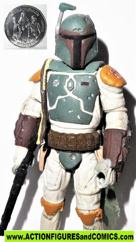 star wars action figures BOBA FETT 30th anniversary w COIN 2006 2007