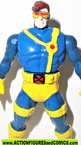 Marvel die cast CYCLOPS die cast poseable metals x-men 1995 toybiz universe