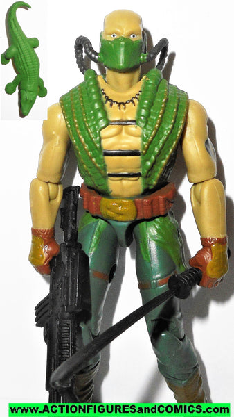Figurine Action Joe Avec Chien, Serpent Et Crocodile - Set Aventure