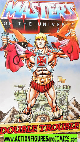 Masters of the Universe DOUBLE TROUBLE mini comic ORIGINS walmart 2020 he-man