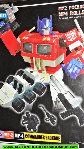 Transformers OPTIMUS PRIME masterpiece ROLLER trailer gas nozzle gun mib moc