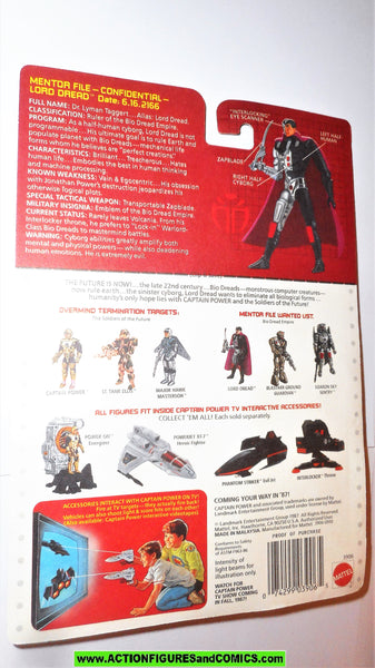 Captain Power LORD DREAD Soldiers of the Future Leader 1987