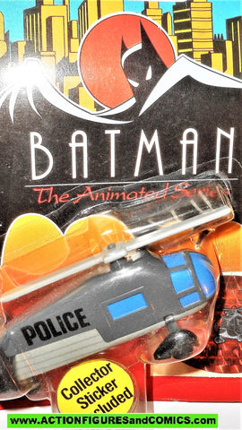batman animated series Ertl GOTHAM CITY POLICE HELICOPTER die-cast metal moc