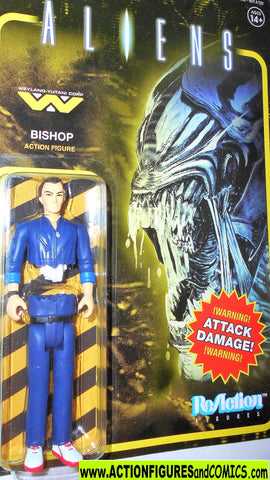 Alien movie BISHOP aliens ReAction figures super 7 horror moc