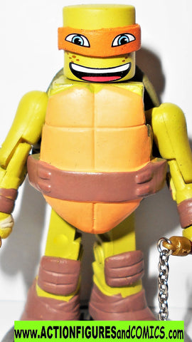 minimates Teenage Mutant Ninja Turtles MICHELANGELO series 1 keychain