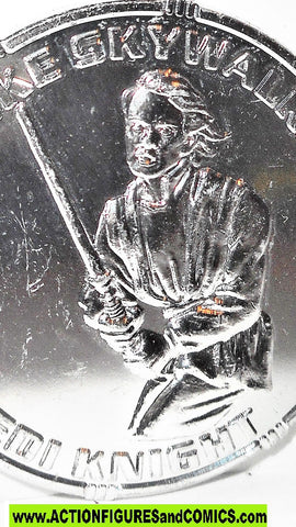 Star wars action figures LUKE SKYWALKER jedi COIN 25 30th anniversary