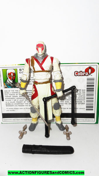 gi joe STORM SHADOW 2004 v11 complete valor vs venom vvv action