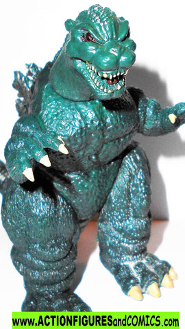 GODZILLA trendmasters GODZILLA 5 inch electronic sound GREEN button 1994