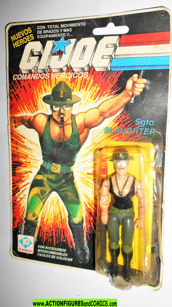 G.I.JOE - 1986 - Sgt. Slaughter - Comandos Heroicos Plastirama G.I.JOE - 1986 - Sgt. Slaughter - Comandos Heroicos Plastirama