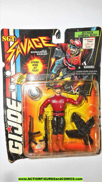 Gi joe GENERAL BLITZ sgt savage JET PACK 1994 gijoe g i Gi joe GENERAL BLITZ sgt savage JET PACK 1994 gijoe g i