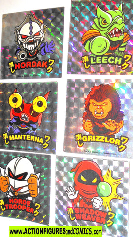 Masters of the Universe EVIL HORDE sticker set muscle all 6 motuscle