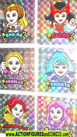 Masters of the Universe SHE-RA sticker set muscle all 6 motuscle