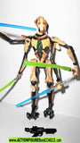 star wars action figures GENERAL GRIEVOUS four lightsaber attack 9 2005