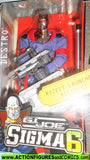 Gi joe DESTRO sigma 6 six 8 inch action figure hasbro moc mib