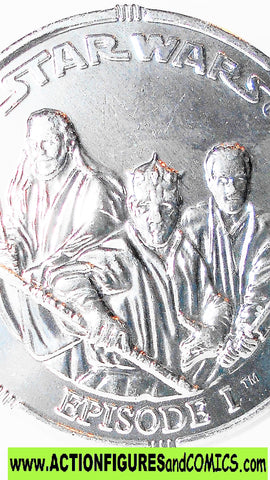 star wars action figures Episode I COIN phantom menace 30th anniversary