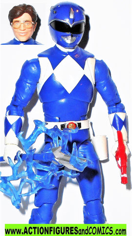 Power Rangers BLUE RANGER 6 inch Mighty Morphin lightning collection