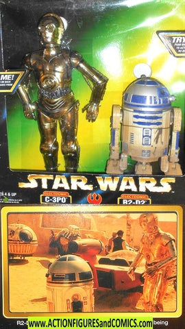 star wars action figures C-3PO & R2-D2 12 inch 1998 mib moc