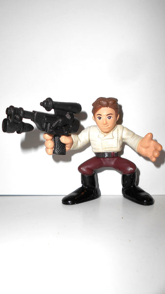star wars galactic heroes HAN SOLO jabba's skiff hasbro pvc fig