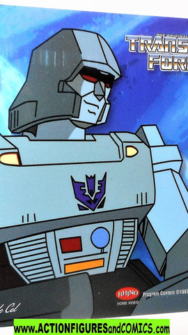 transformers Animation CEL MEGATRON 2002 Rhino DVD 1985 cartoon g1