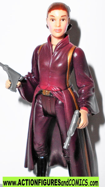 Star Wars Episodio I: La Minaccia Fantasma – Action Figure Regina Amidala (Naboo) 9,5 Cm Con Blaster E Chip CommTech