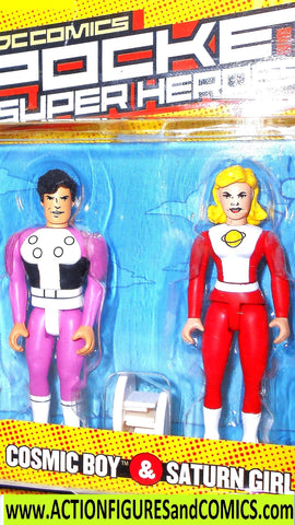 dc direct COSMIC BOY & SATURN GIRL 2003 pocket heroes