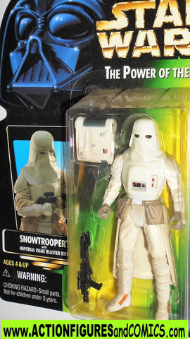 star wars action figures SNOWTROOPER 1997 photo potf moc