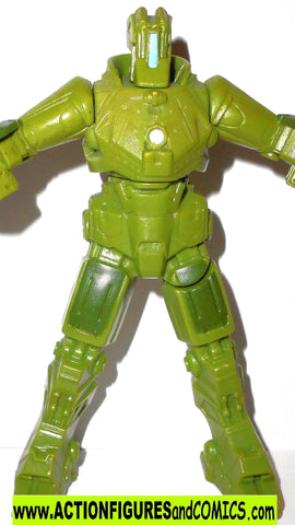 marvel universe DRONE robot green Iron man 2 movie Burger King