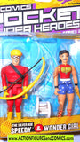 dc direct SPEEDY & WONDER GIRL 2003 pocket heroes woman moc
