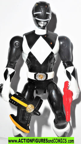 Power Rangers BLACK RANGER 5 inch Mighty Morphin then now bandai