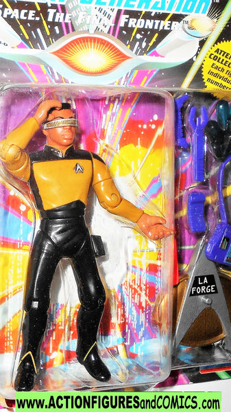 Star Trek GEORDI LAFORGE 1992 playmates tng next generation moc 