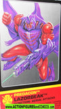 Transformers beast wars LAZORBEAK File Card pterodactyle laserbeak 1996