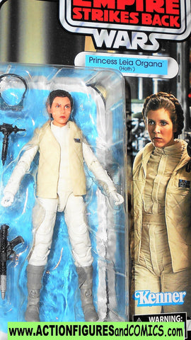 STAR WARS action figures PRINCESS LEIA HOTH 6 inch Black series moc