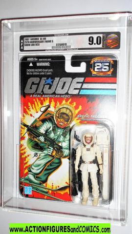 gi joe SNOW JOB 2007 **AFA 90 Graded VARIANT** 25th anniversary v3 moc