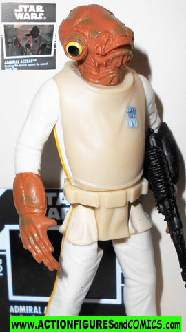 star wars action figures ADMIRAL ACKBAR freeze frame kenner toys