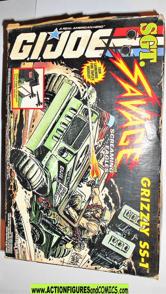 Gi joe GRIZZLY SS-1 army jeep sgt savage 1995 gijoe g i moc