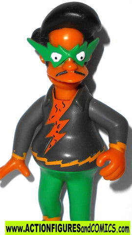 simpsons APU SUPER HERO captain kwik playmates toys complete action figures