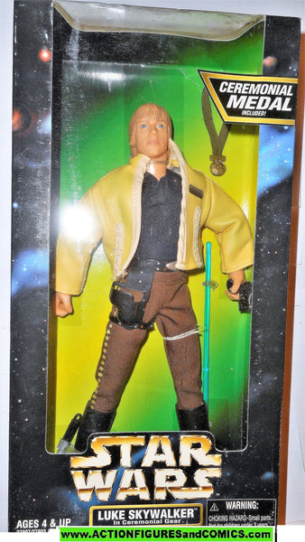 star wars action figures LUKE SKYWALKER CEREMONIAL 12 inch 1997